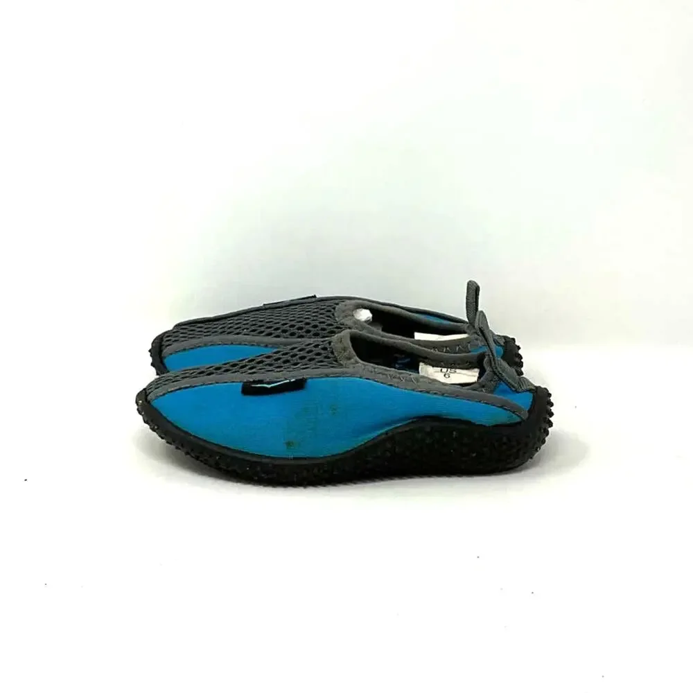 Wave Runner Toddler Boys Blue Water Shoes Size 6‎
